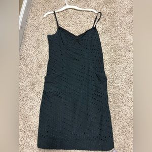 Black Eyelet Tahari dress w/ pockets